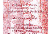 Absolventský koncert Marie Pospíchalové