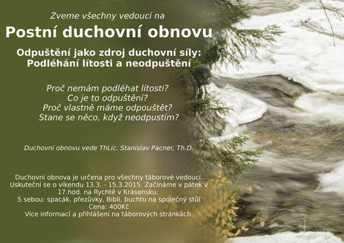pozvánka na duchovní nakopnutí
