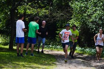 "Když já jsem býval táborníkem, tak jsem míval běh do svahu nejradši."