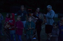 A poklad byli šátky.